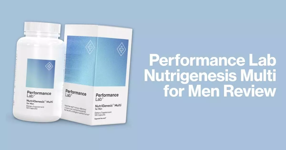 featured image for a performance lab nutrigenesis multi for men review