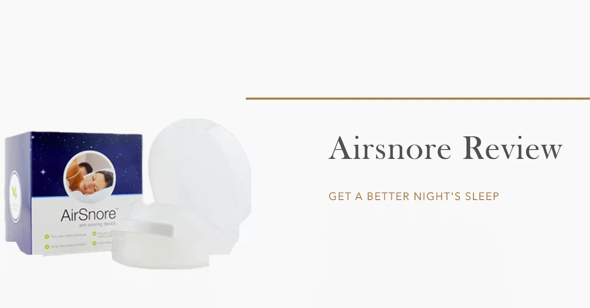 Featured image for a Airsnore review on thesportwriter.com